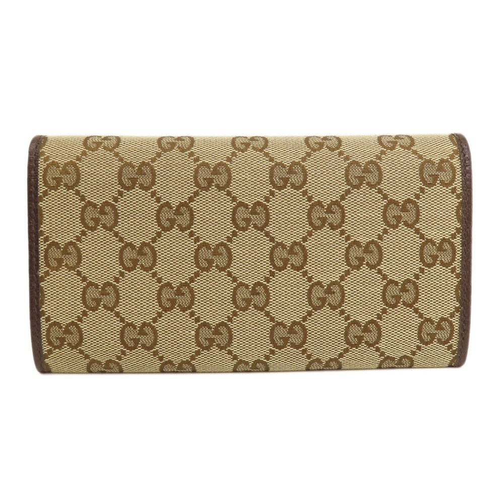 Gucci canvas long Wallet GG Black